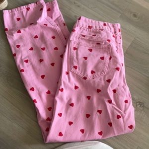 Heart jeans